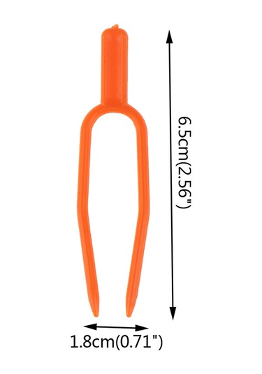 Lebihmurah 2707 100 Adet Faydalı Bahçe Aletleri Plastik Kaliteli Bitki Klipleri Stolons Sabitleme Sabitleme Karşılaşma