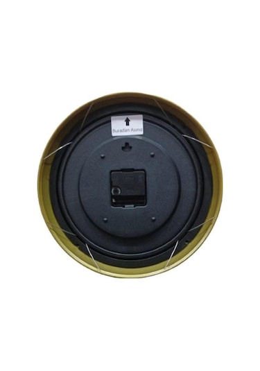 Regal 4290 Gwr Özel Seri Metal Kasa Akar Sessiz Saniyeli Duvar Saati Çok Renkli