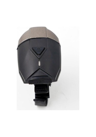 Forte Gt Superl Lava 300Lm Bisiklet Ön Işık Usb Kask Ve Gidon Far Siyah