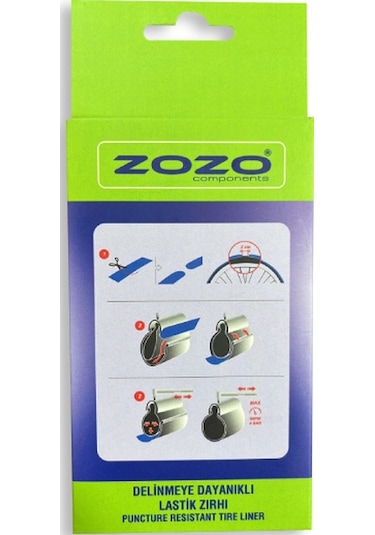 Zozo MTB 34mm Delinmeye Dayanıklı Bisiklet Lastik Zırhı