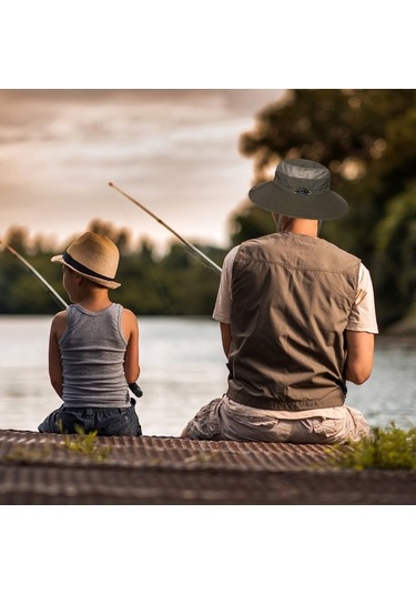 Artfulabode Skycity Şapka Kuruyan Koyu Hızlı Haki Gri Balıkçılık Uv Koruyucu - Ue Haki