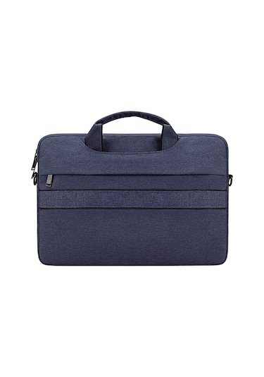 St02s Su Geçirmez Yırtılma Direnci Gizli Taşınabilir Askı Tek Omuzlu Çanta 15.6 İnç Dizüstü Bilgisayarlar İçin, Bavul Kemeri İle Lacivert