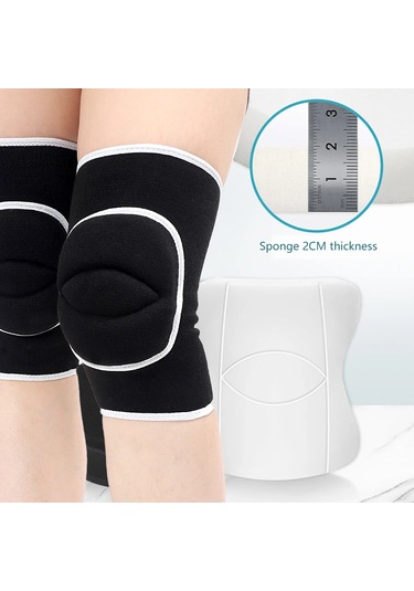 Dansçılar İçin 1 Çift Spor Diz Pedleri, Voleybol Futbol Dans Çok Renkli