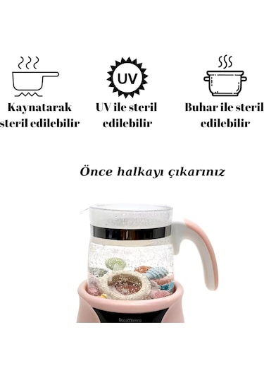 Boncuklu Silikon Bebek Diş Kaşıyıcı Hafif Ve Rahat Kavranır Çok Renkli