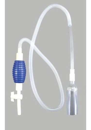 Akvaryum Sifonu Pompalı Vanalı