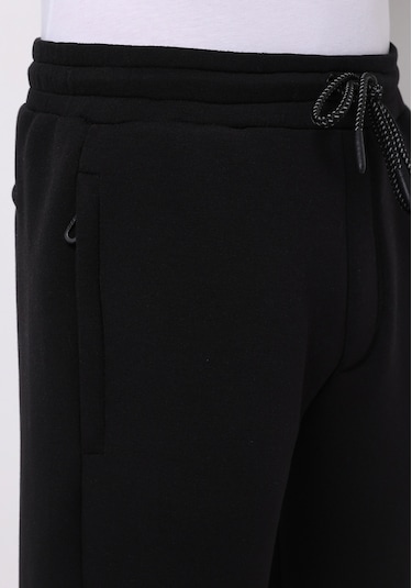 Colins Regular Fit Orta Bel Düz Erkek Siyah Eşofman Altı Cl1075397 Q1.v1 Blk Siyah