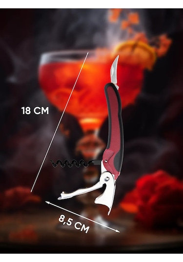 Maks Wıne Şarap Tirbuşonları Profesyonel Açacak 446111746 Siyah