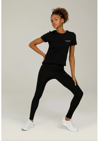 Lumberjack 2W W-CT125 Basic Leggings 2Pr Siyah