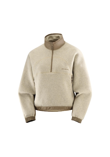 Salomon Chroma Fleece Crop W Taş