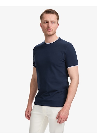 Pierre Cardin Erkek Lacivert Tişört 50327865-vr033