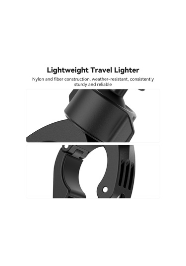 Teltree Telesın Bisiklet Kamera Bağlantı Aparatı, 360 Dönebilir, Gopro 12/11/10/9/8/7 Uyumlu, Siyah