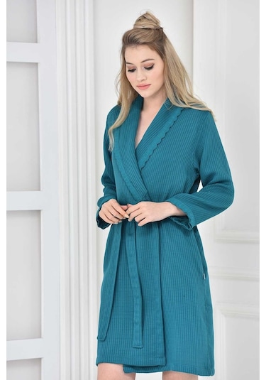 Ecocotton Alessa Kadın Pike Bornoz