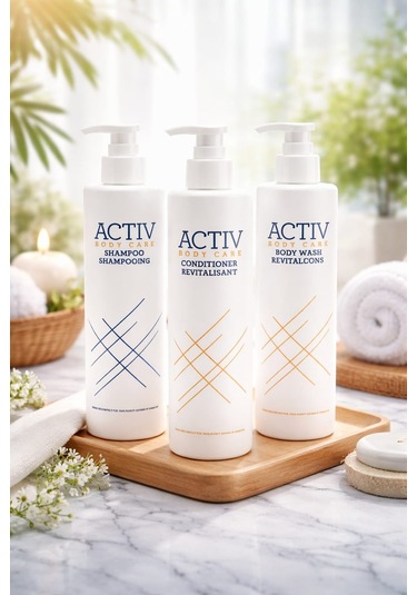 Actıv Body Care 3 Lü Bakım Seti Şampuan + Saç Kremi + Duş Jeli 360 Ml