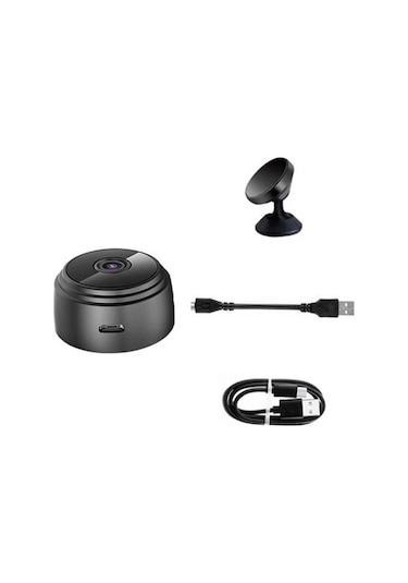 Maiyame Ev Güvenliği Ip Kameralı Mini Wifi: 1080p Hd, Gece Görüşü, Hareket Algılama, Uzak Kumanda, İç Mekan Kullanıma Uygun