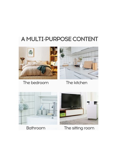 Moveevo Banyo İçin Siyah Vakum Sopalı Havlu Rakusu - Deliksiz Kurulum - Uzatılabilir 52-82cm - Paslanmaz Çelik Çubuk Diğer