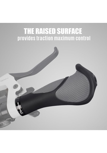 Yifomall Dağ Bisikleti Lastik Tutamak Kolu, İki Yönlü Kilitleme, Kaymazsız, Dayanıklı, Bisiklet Aksesuarı