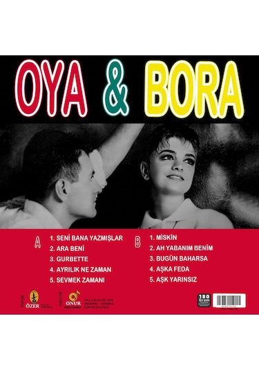 Oya & Bora - Seni Bana Yazmışlar Plak
