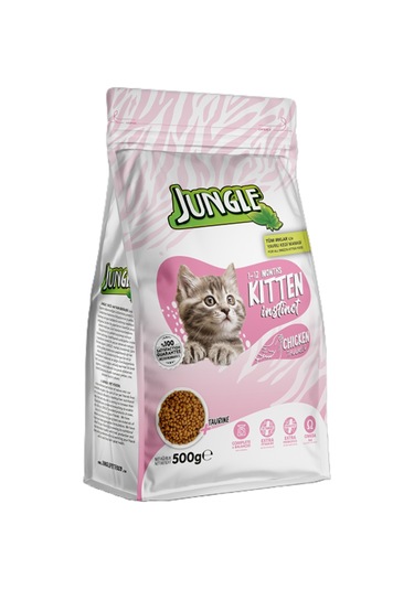 500 Gr Kuru Kedi Maması Yavru Tavuklu 3'lü