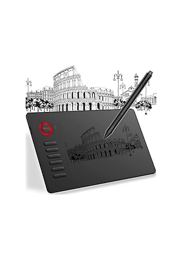 Veikk A15 8192 Levels Zoom Uyumlu 5080lpı Grafik Tablet+kalem