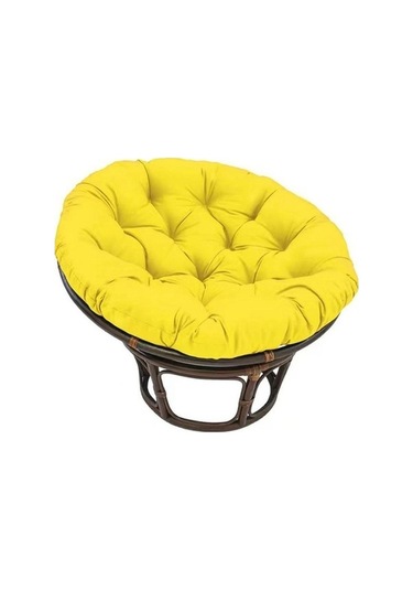 Flybuy Suntek Sundurması Sarı Sarı Sandalye Minderli İj Hamak Bosphorusboutique Bahçe 60cmx60cm Vc Sarı