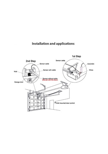 Fortunelane Akıllı Garaj Kapısı Kontrolörü, Wifi+bt Uzak Kumanda, Zamanlama, Ses Kontrolü Alexa/google Home, Ifttt Alarm Bağlant