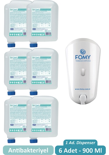 Fomy El Temizleme Köpük Sabun 6 x 900 ML + Dispenser