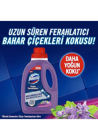 Domestos Yüzey Temizleyici Bahar Çiçekleri 3 x 1500 ML