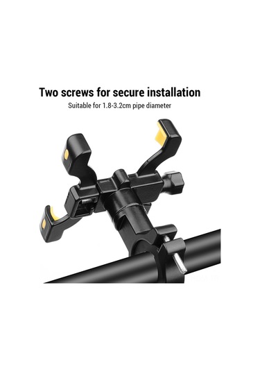 Suofeng Bisiklet Arka Görünüm Aynası Telefon Tutucu Alüminyum Çelik Dört Tırnaklı Dayanıklı Bisiklet Sporcu Aksesuarı Diğer