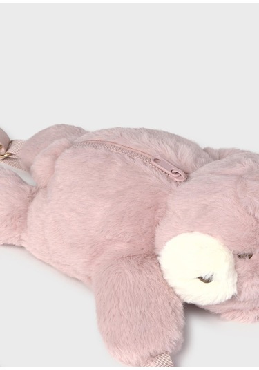 Mayoral Kız Bebek Ayıcık Sırt Çantası Pembe