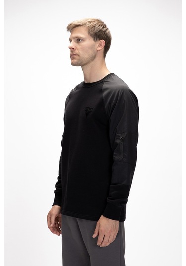 Hill Si Yah Crewneck Erkek Sweatshirt Siyah