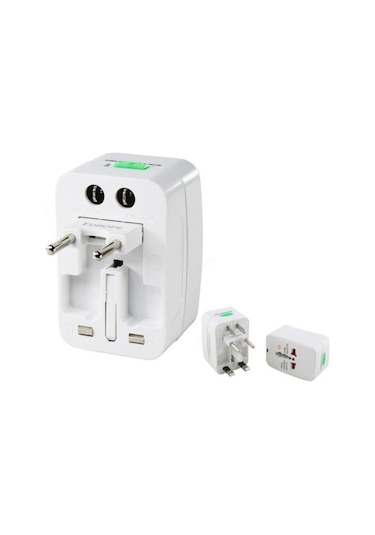 Seyahat Tipi Çok Kullanımlı Priz Adaptörü Hd-4499