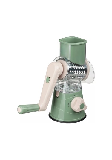 Çok Fonksiyonlu Sebze Doğrayıcı 3'ü 1 Arada, Davul Tipi 214846942 Yeşil