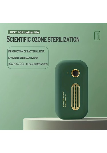 Fochsia Usb Şarjlı 1200mah Ozonlu Hava Temizleyici Beyaz - Buzdolabı Araç Oda Koku Giderici