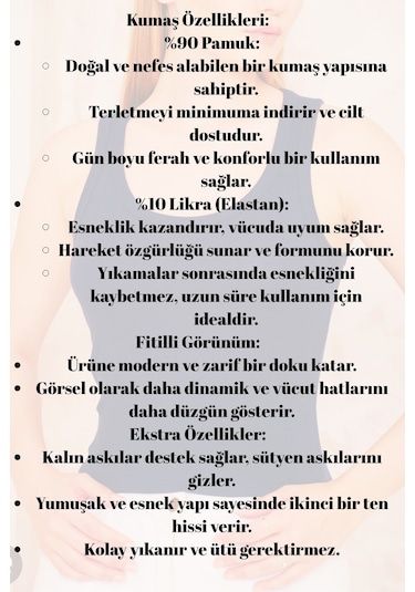 Mrmpro Kadın Lacivert Fitilli Görünümlü Kalın Askılı Basic Atlet Body %95 Pamuk Lacivert