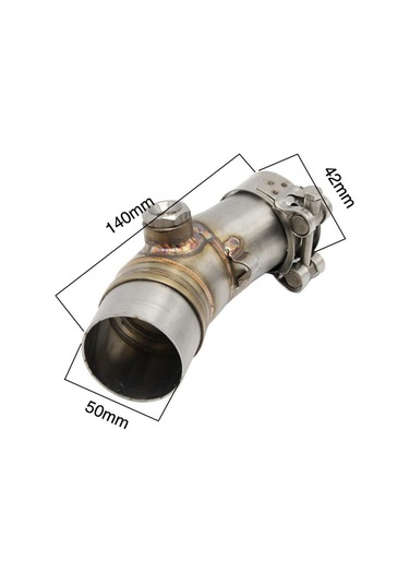 Suntek Kawasaki Er6n Için Egzoz Orta Bölüm Bağlantı Borusu