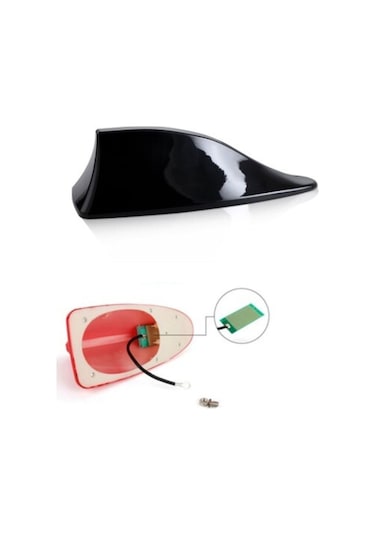 Seat Ibıza Siyah Elektronik Shark Köpekbalığı Balina Anten