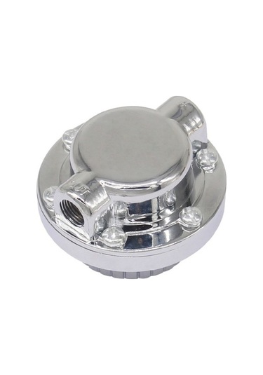 Tongxida Araba 8mm/10mm Manuel Ayarlanabilir 1-5psi Yakıt Basınç Regülatörü Vanası Gümüş