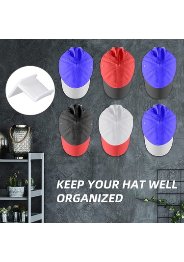 Moveevo 10 Adet Beyaz Duvar Şapka Kancağı - Pp Malzeme, Çift Taraflı Yapıştırıcı, Kolay Kurulum, Şapka Şekli Koruma, Anahtar-atkı Depolama Diğer Moveevo 10 Adet Beyaz Duvar Şapka Kancağı - Pp Malzeme, Çift Taraflı Yapıştırıcı, Kolay Kurulum, Şapka Şekli Koruma, Anahtar-atkı Depolama Diğer