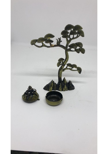 Lebron Küçük Ağaç Motifli Metal Tütsülük