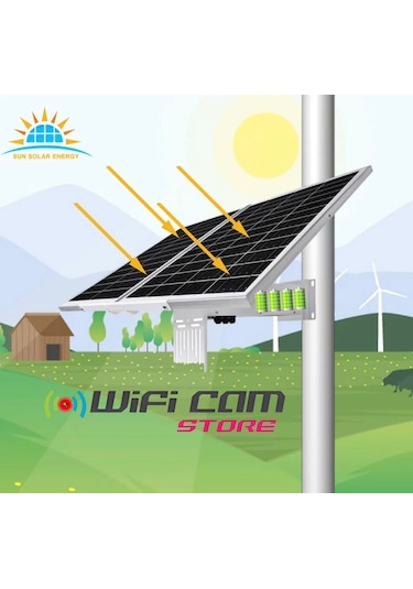 Lityum Bataryalı Güneş Panel Seti