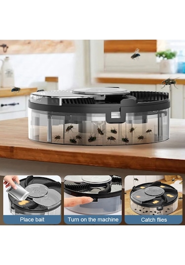 S008 Otomatik Sinek Killer Sessiz Usb Ev Sinek Tuzağı, Özellik: Usb Türü Beyaz , Boyut:usb Tipi Beyaz