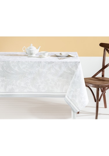 Madame Coco Bernice Polycotton Masa Örtüsü - Gri - 160x200 Cm Pco-05160 X 200-gri