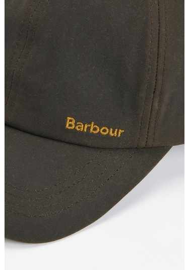 Barbour Belsay Waxed Sports Kep Ol75 Olive Yeşil