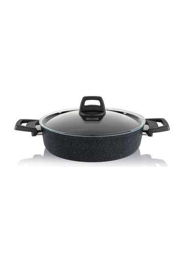 Schafer Dark Storm Tencere Seti 12 Parça-siyah Siyah