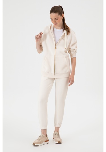 U.s. Polo Assn. Kadın Krem Eşofman Altı 50313581-vr071 Krem