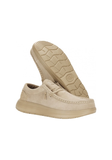 Oxford Klasik Erkek Hd.41975-265 Hey Dude Wally Comf Suede Tan Taba