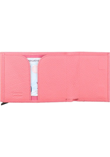 Walsmart Pro Cover Floater Akıllı Mekanizmalı Deri Cüzdan Pembe