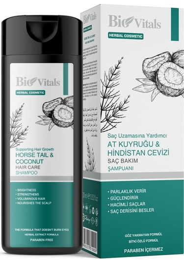 At Kuyruğu Ve Hindistan Cevizi Özlü Şampuan 400ml