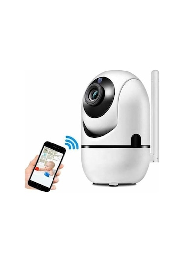 360 Full Hd Akıllı Kamera Hareket Sensörlü Wifi Kamera Çocuk Güvenlik Kamerası