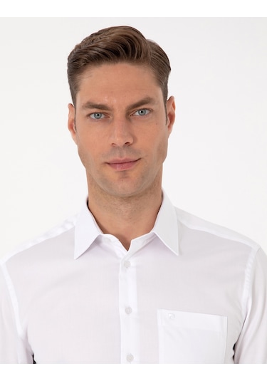 Pierre Cardin Erkek Beyaz Gömlek Basic 50313177-vr013 Beyaz